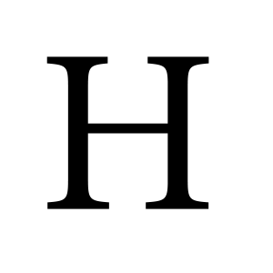 Letter H PNG