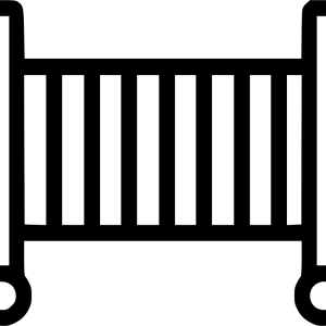Infant bed, crib PNG