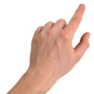 Finger touch PNG image