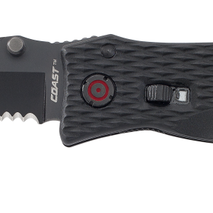 tactical black knife PNG image