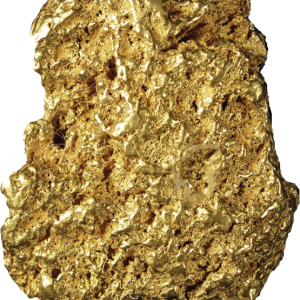 Gold nugget PNG image