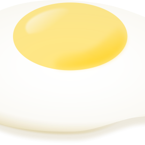 Fried egg PNG image