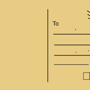 Postcard PNG