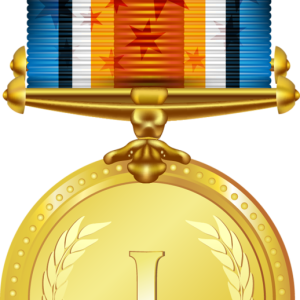 Gold medal PNG