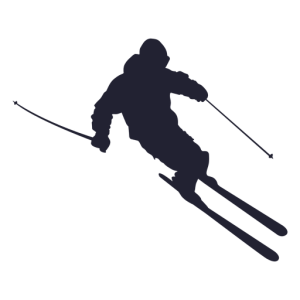 Skiing PNG