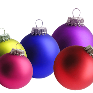 Christmas balls baubles
