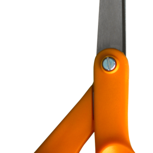 Orange scissors PNG image download