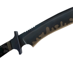 tactical black knife PNG image
