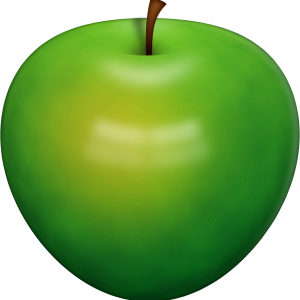 Green apple PNG