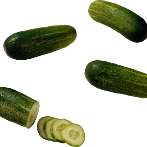 Salted cucumbers PNG