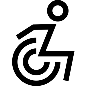 Disabled handicap symbol PNG