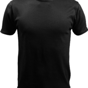 Black T-shirt PNG image
