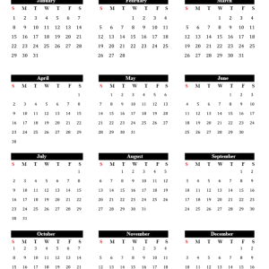 Calendar 2023 PNG