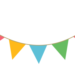Party flags PNG
