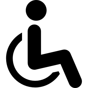 Disabled handicap symbol PNG