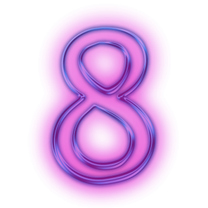 number 8 PNG
