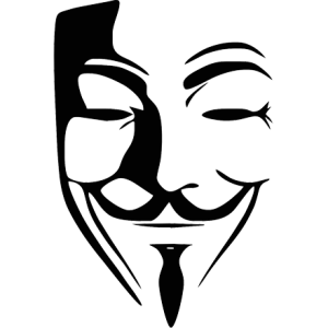 Guy Fawkes mask PNG