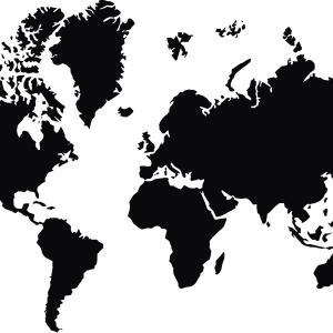 World map PNG