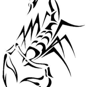 Tattoo scorpion PNG image