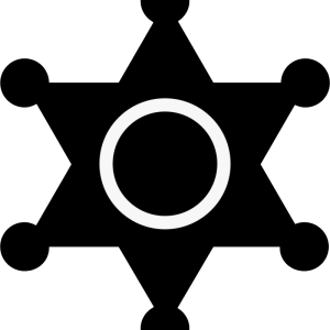 Sheriff badge PNG