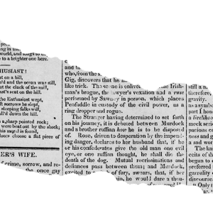 Newspaper piece PNG image