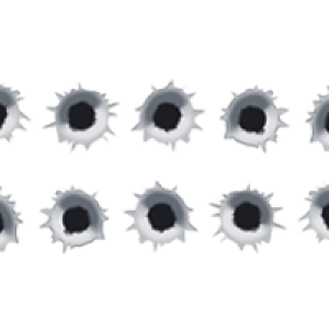 bullet shot hole PNG image