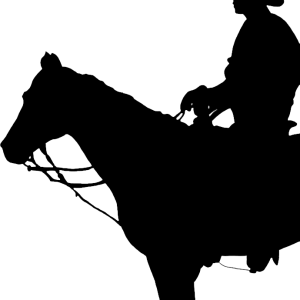 Cowboy silhouette PNG