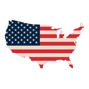 USA map PNG