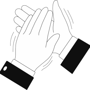 Clapping hands PNG