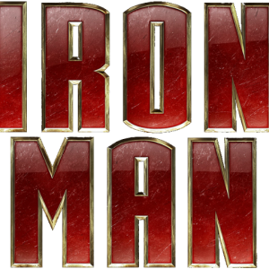 Ironman logo PNG