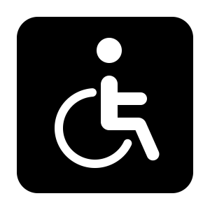 Disabled handicap symbol PNG