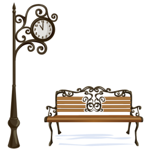 Bench furniture PNG
