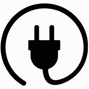 Power electric plug PNG