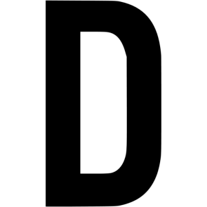 letter D PNG