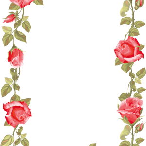 Floral frame PNG