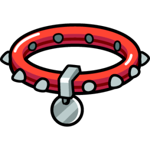 Dog collar PNG