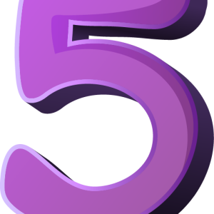 Number 5 PNG