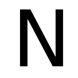 Letter N PNG