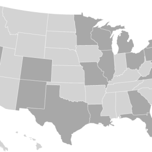 USA map PNG