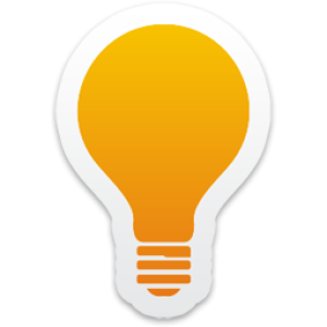yellow logo bulb PNG image