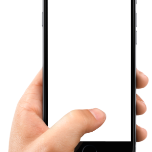 Phone in hand PNG