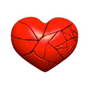 Broken heart PNG