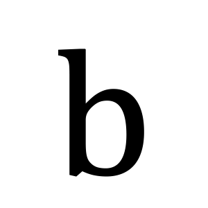 Letter B PNG
