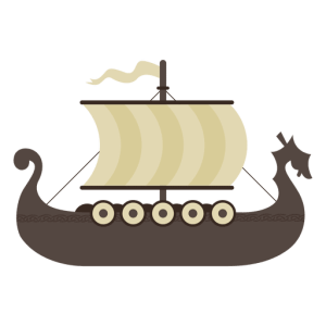 Viking ship PNG