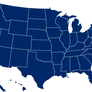 USA map PNG