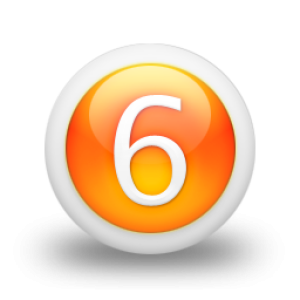 Number 6 PNG