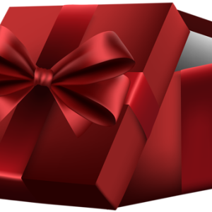 Open gift box PNG