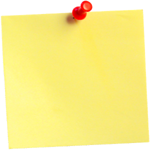 Sticky note PNG
