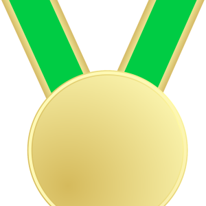 Gold medal PNG