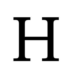 Letter H PNG